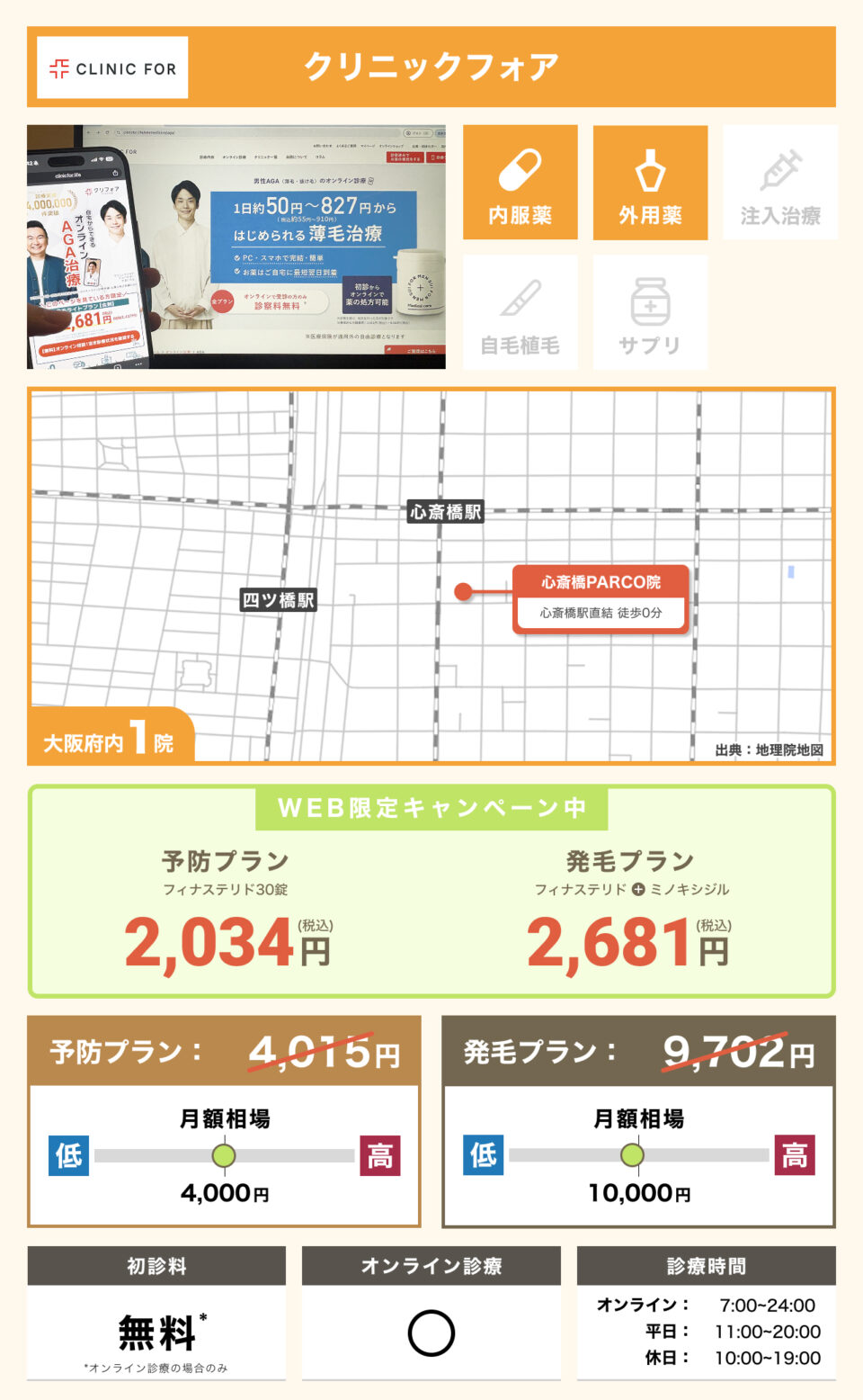 大阪_クリニックフォア