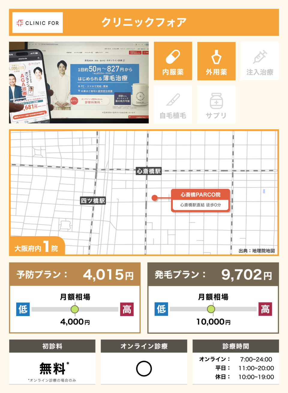 大阪_クリニックフォア