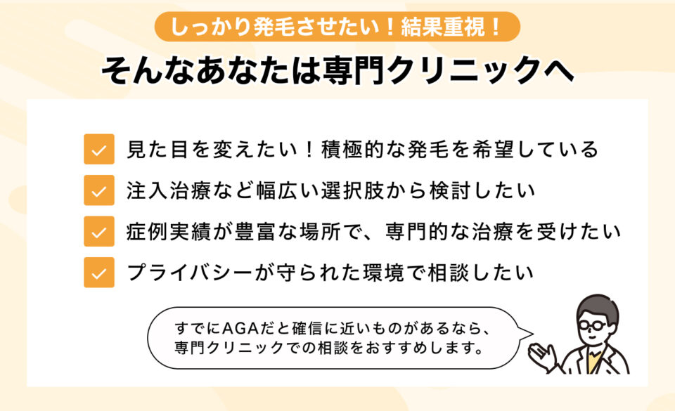 #4_専門クリニックがおすすめな方の特徴