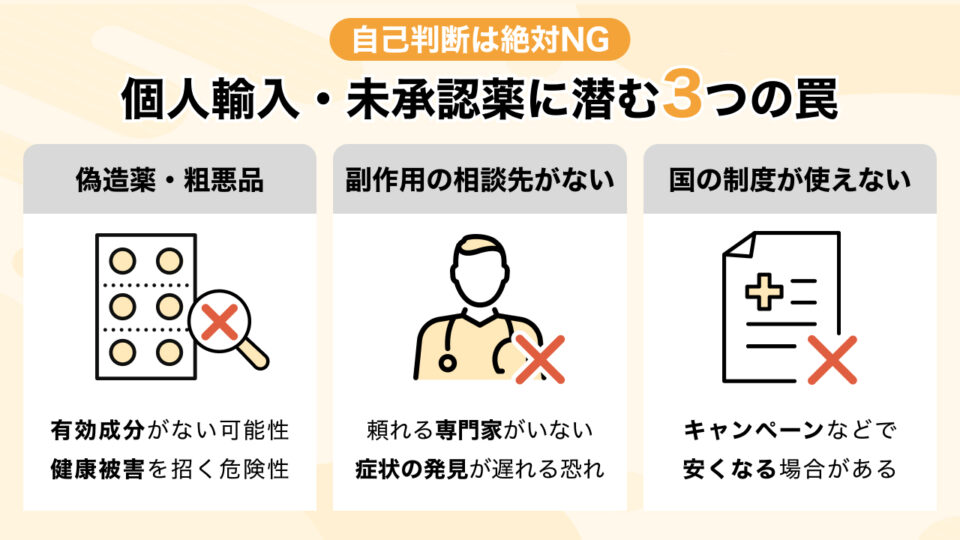 #2_偽造薬・副作用…自己判断に潜む「3つの致命的リスク」